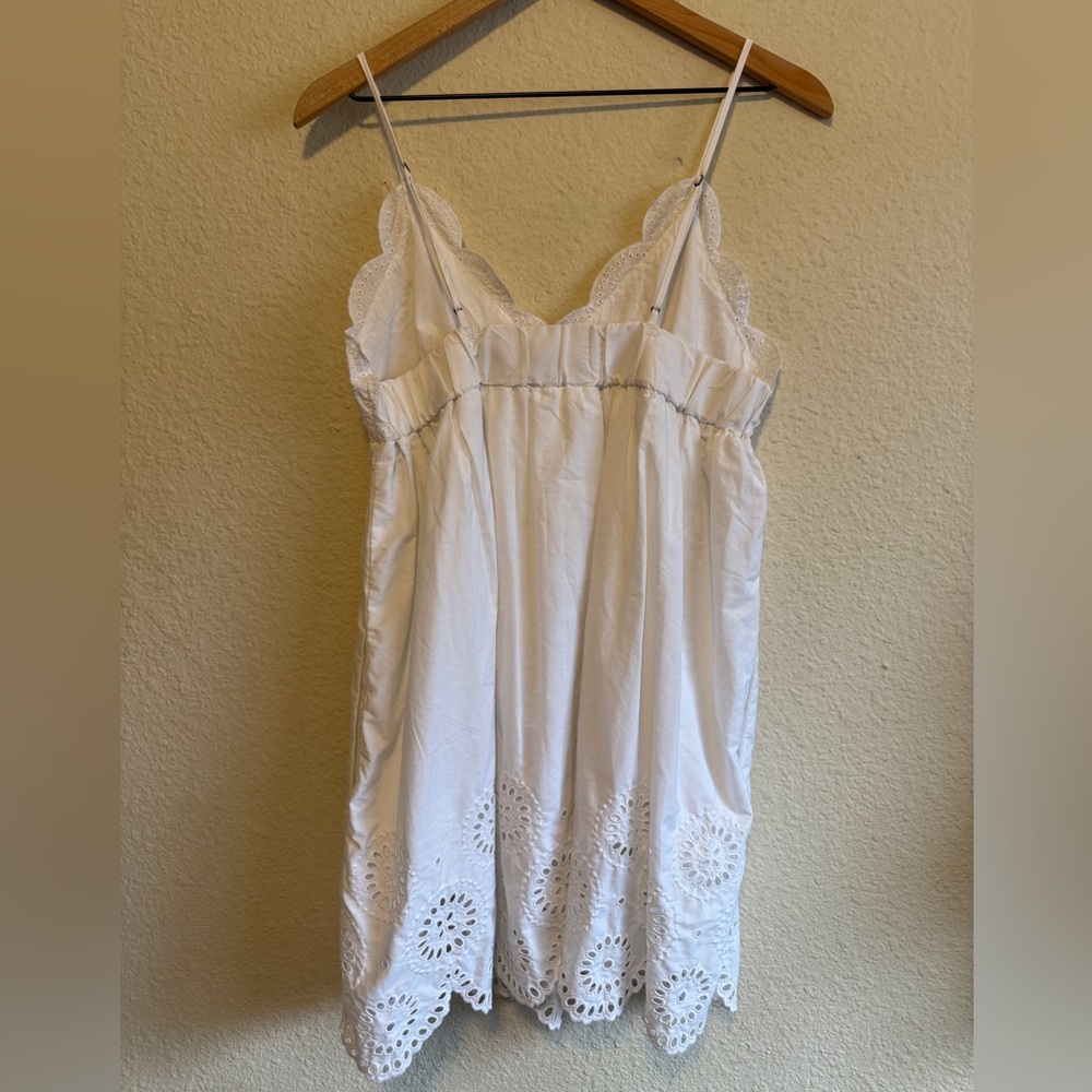 Abercrombie & Fitch White Eyelet Dress-size M - Picture 5 of 12
